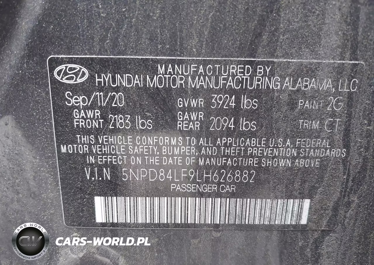 2020 Hyundai Elantra Limited VIN:5NPD84LF9LH626882 - 9