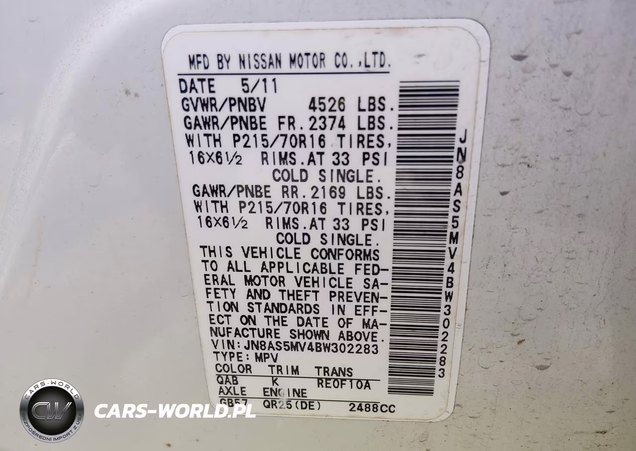 2011 Nissan Rogue S VIN:JN8AS5MV4BW302283 - 9