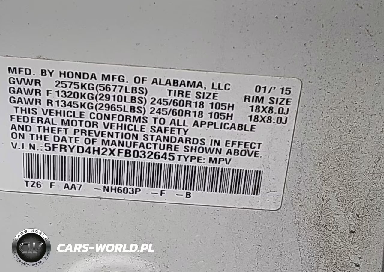 2015 Acura Mdx VIN:5FRYD4H2XFB032645 - 9