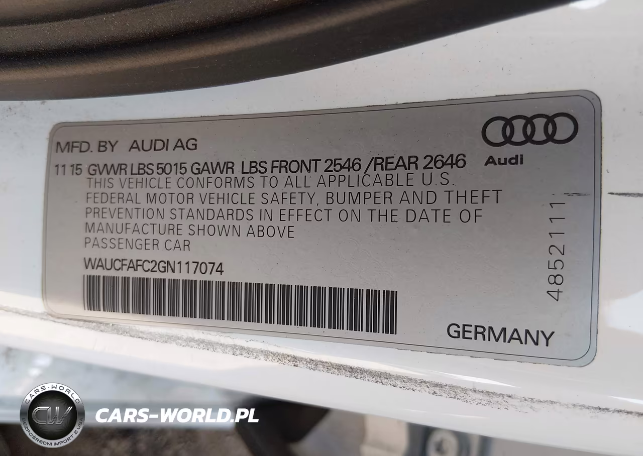 2016 Audi A6 2.0T Premium VIN:WAUCFAFC2GN117074 - 9
