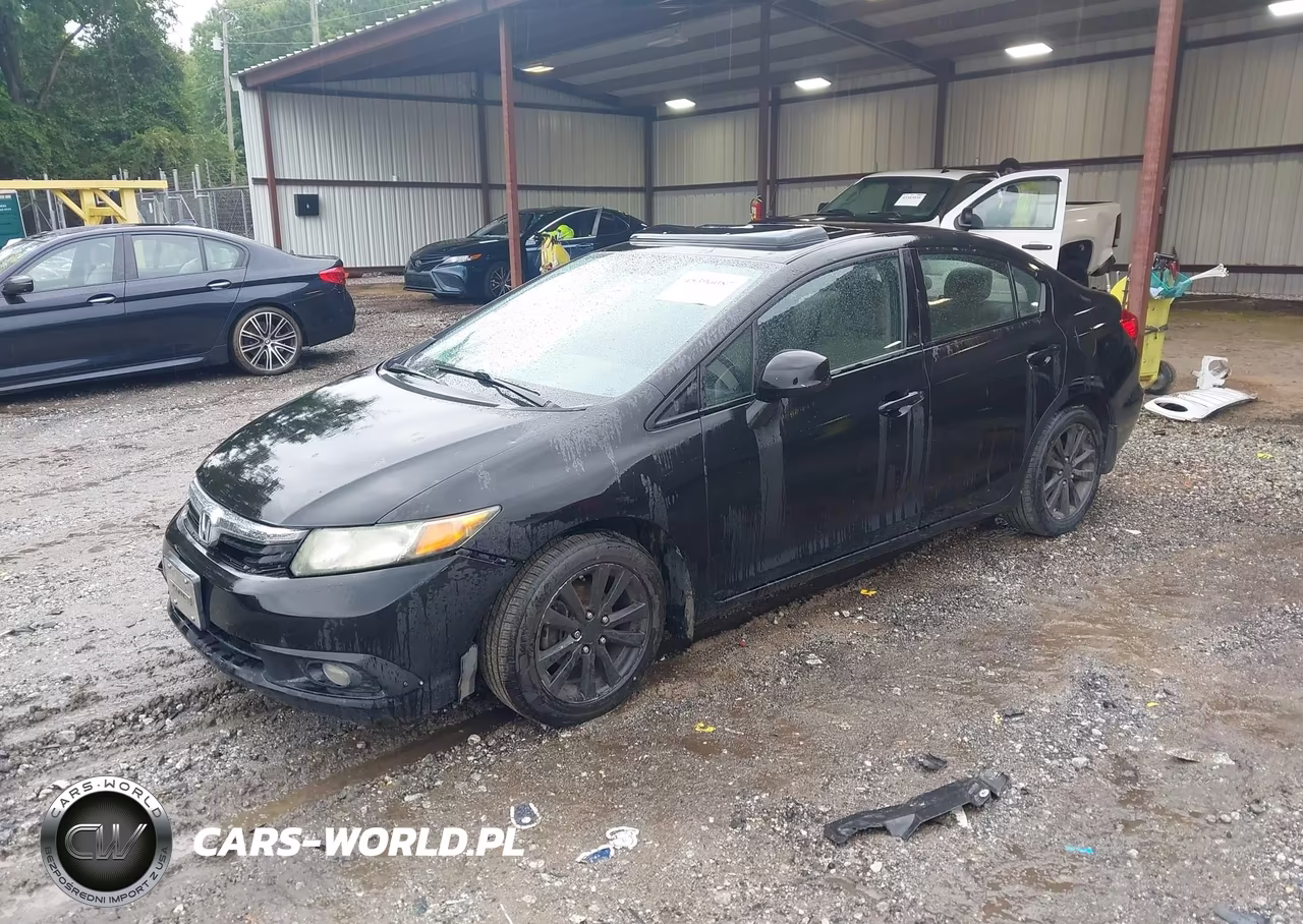 2012 Honda Civic Ex VIN:2HGFB2F81CH511912 - 2