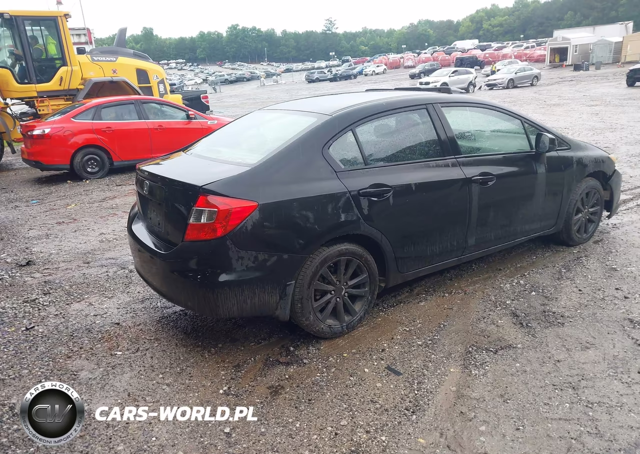 2012 Honda Civic Ex VIN:2HGFB2F81CH511912 - 4
