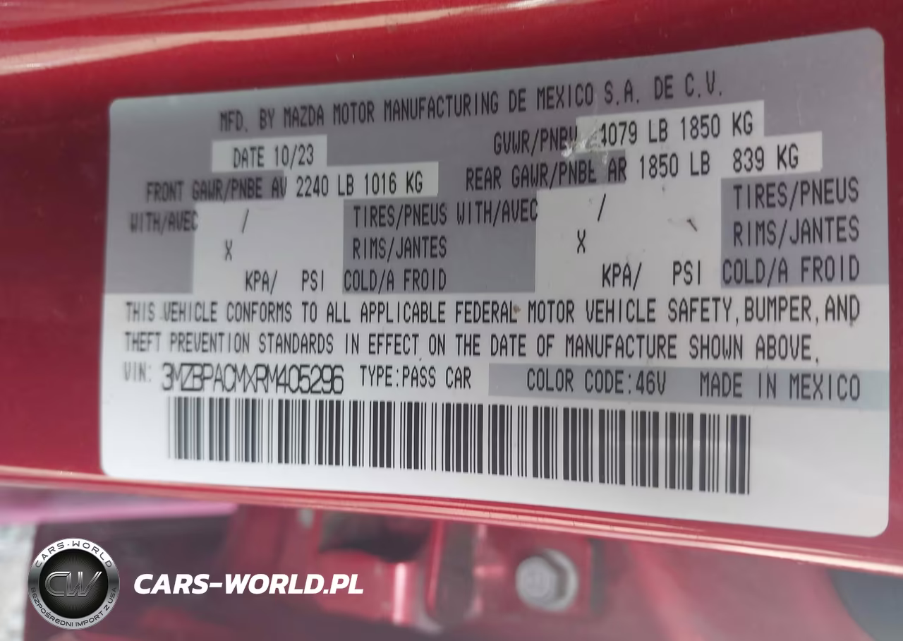 2024 Mazda Mazda3 2.5 S Preferred VIN:3MZBPACMXRM405296 - 9