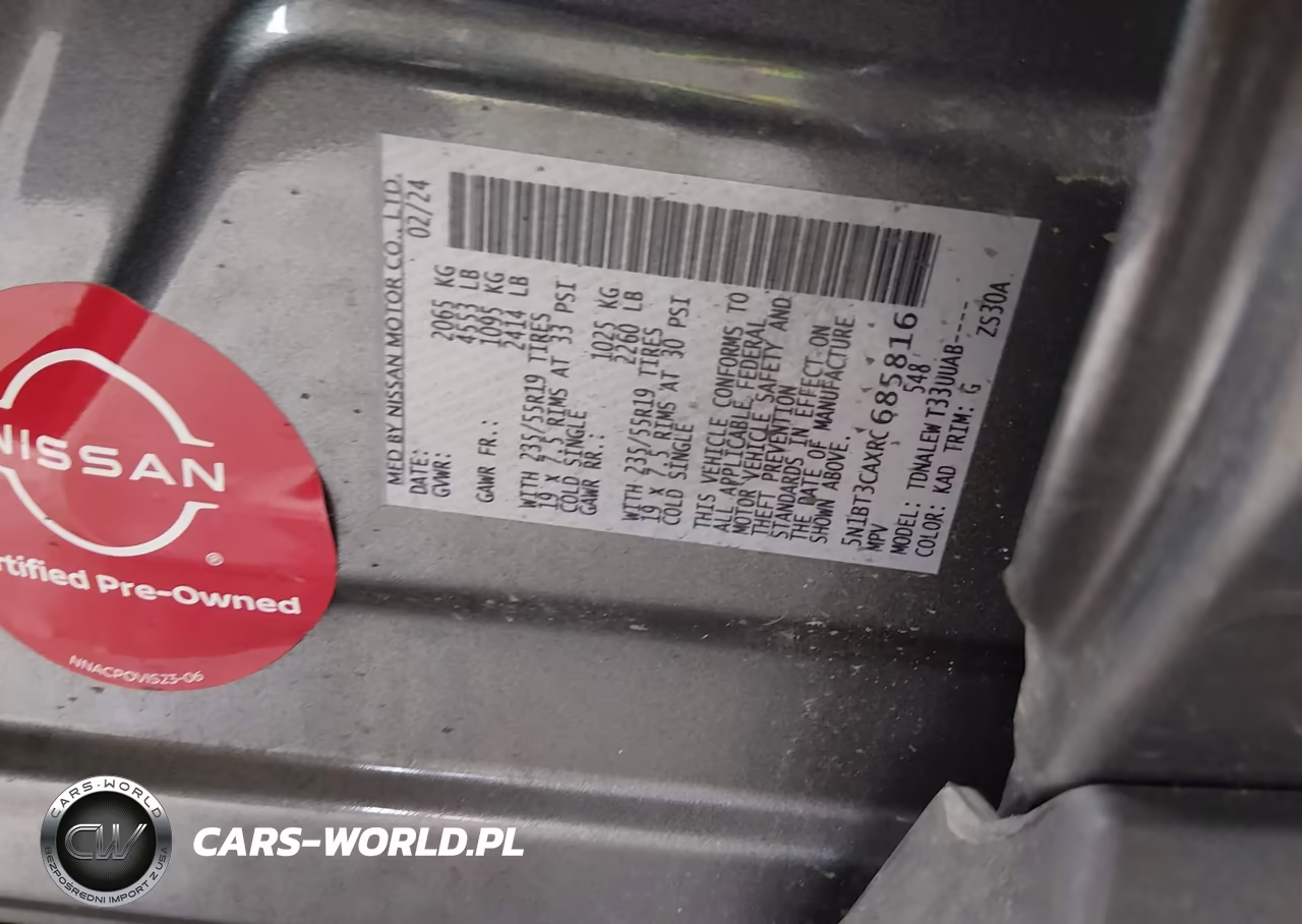 2024 Nissan Rogue Sl Fwd VIN:5N1BT3CAXRC685816 - 9