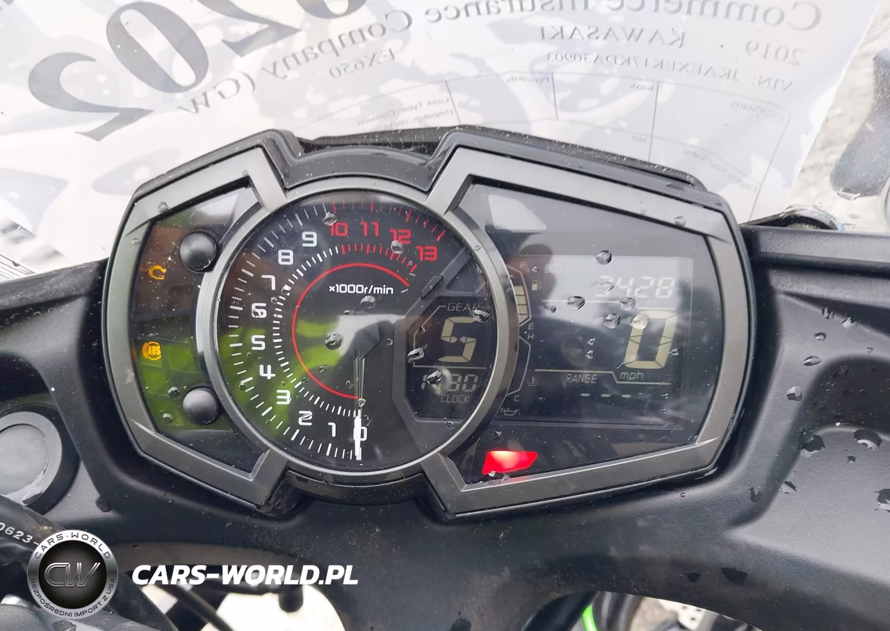 2019 Kawasaki Ex650 F VIN:JKAEXEK17KDA30903 - 7