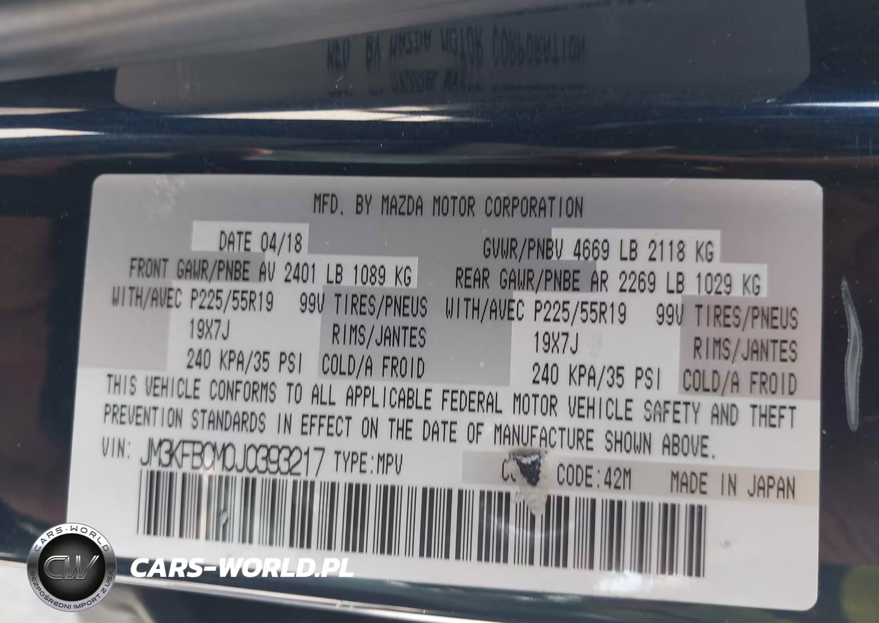2018 Mazda Cx-5 Touring VIN:JM3KFBCM0J0393217 - 9