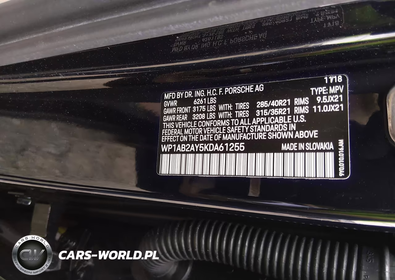 2019 Porsche Cayenne S VIN:WP1AB2AY5KDA61255 - 9