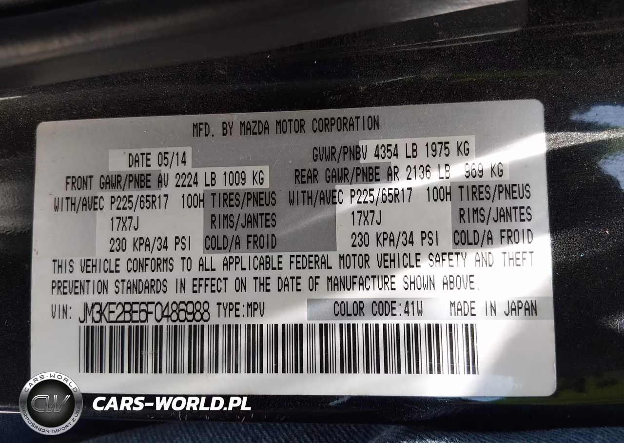 2015 Mazda Cx-5 Sport VIN:JM3KE2BE6F0486988 - 9