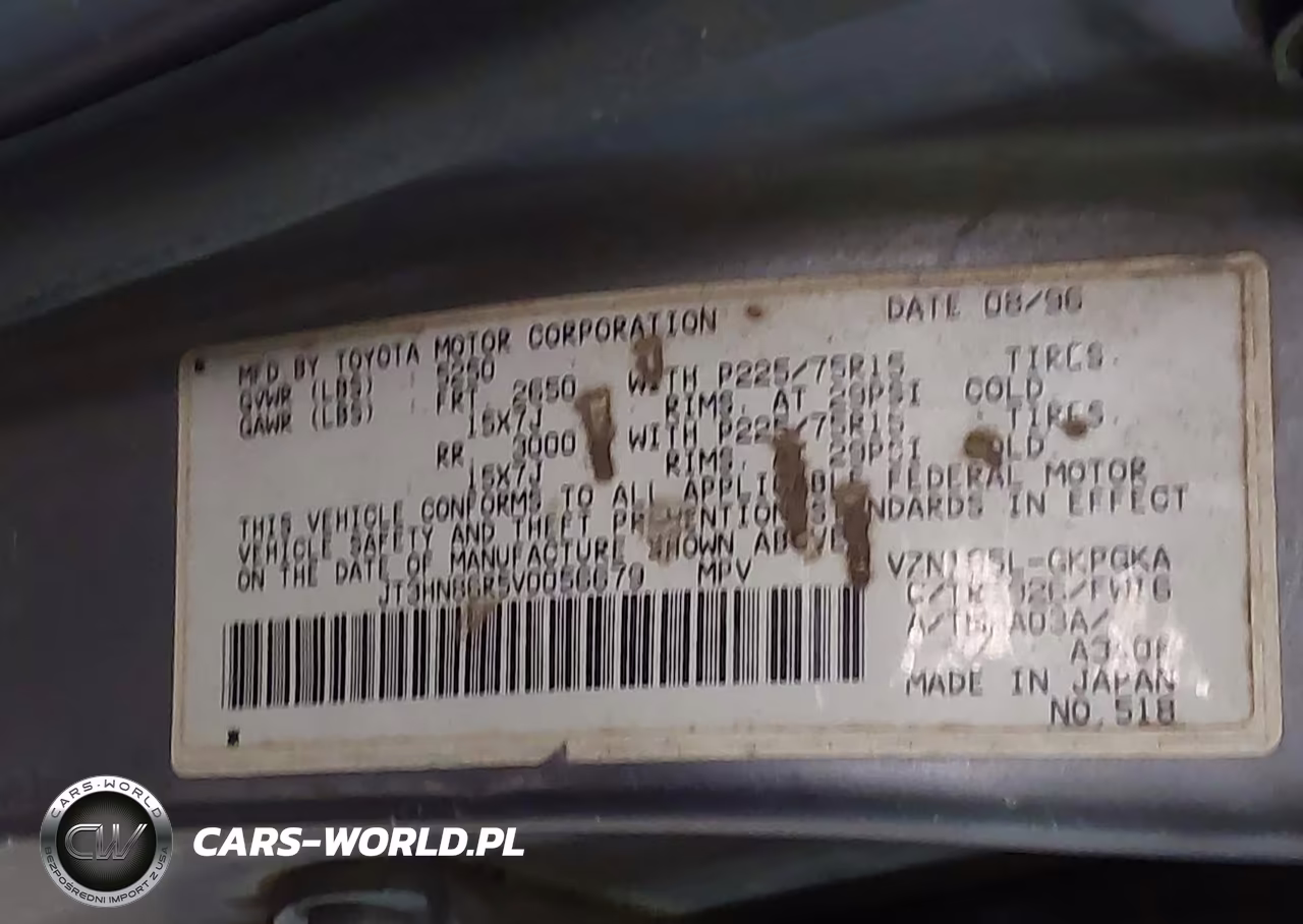 1997 Toyota 4Runner Sr5 V6 VIN:JT3HN86R5V0056679 - 9