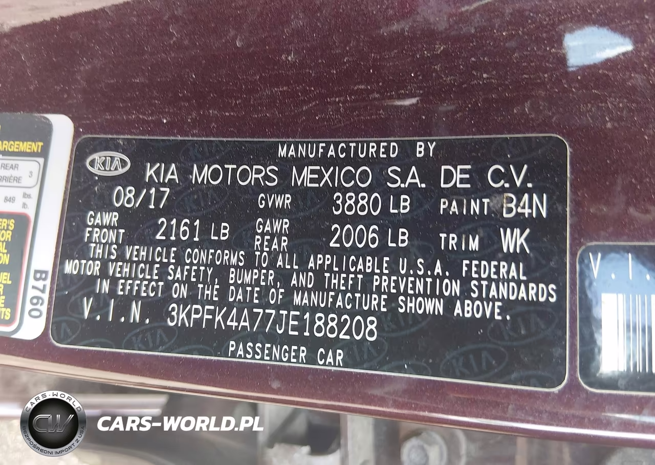 2018 Kia Forte Lx VIN:3KPFK4A77JE188208 - 9