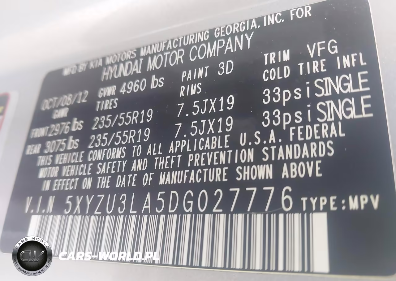 2013 Hyundai Santa Fe Sport 2.0T VIN:5XYZU3LA5DG027776 - 9