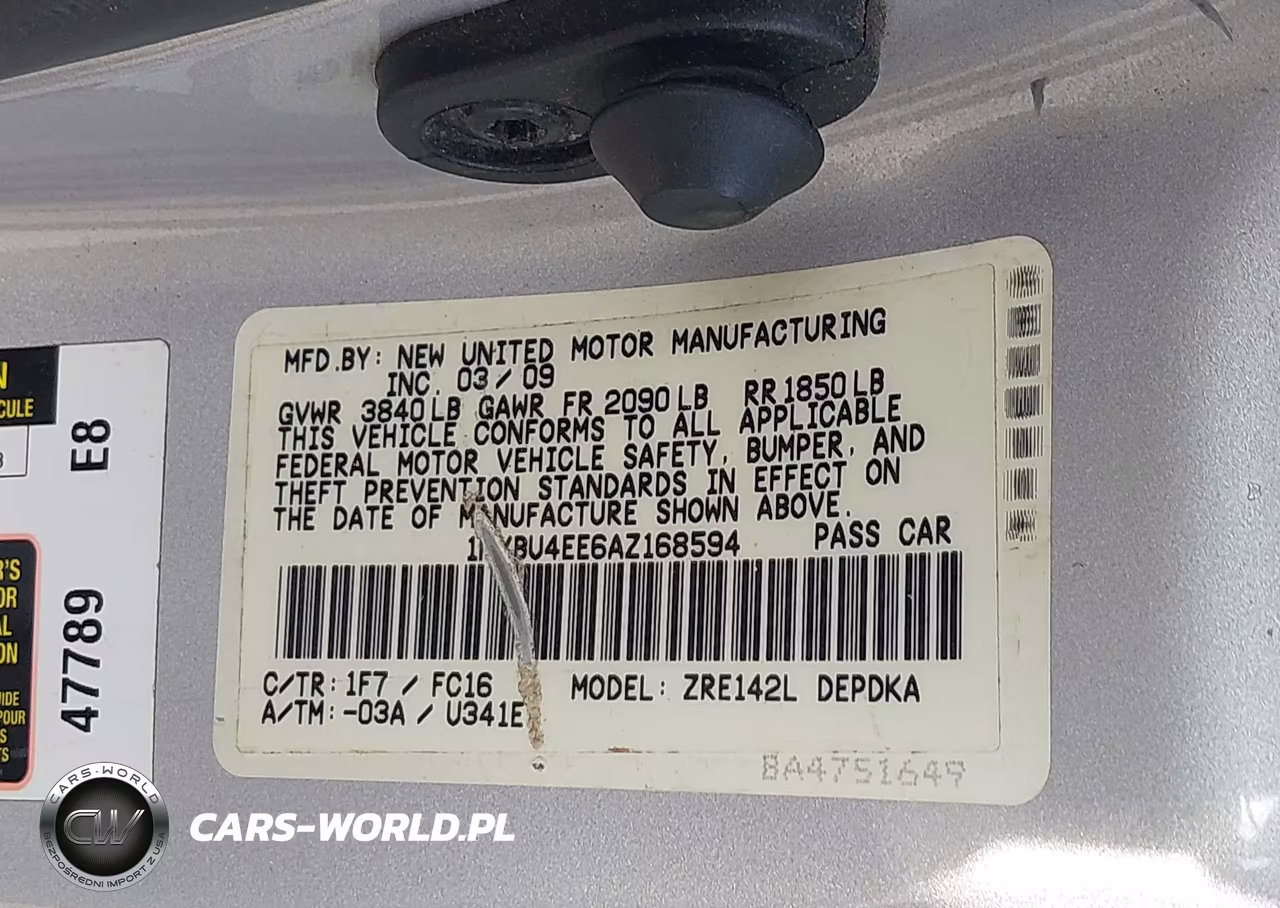 2010 Toyota Corolla Le VIN:1NXBU4EE6AZ168594 - 9