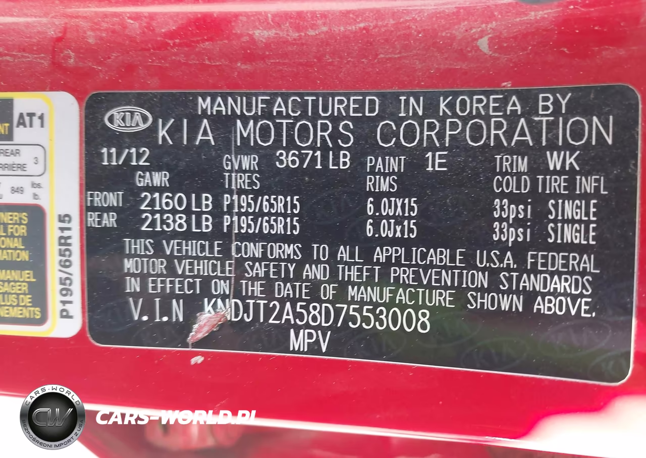2013 Kia Soul VIN:KNDJT2A58D7553008 - 9