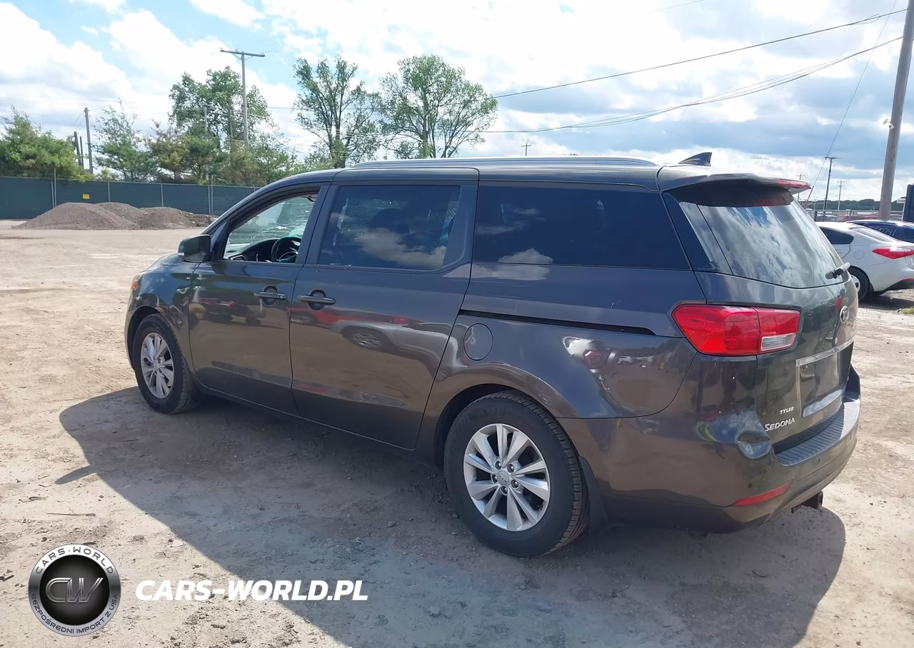2017 Kia Sedona Lx VIN:KNDMB5C12H6324721 - 3