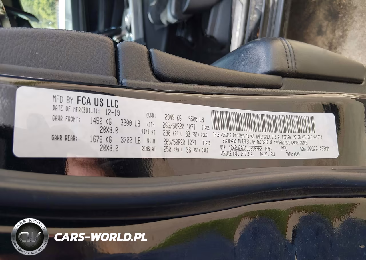 2020 Jeep Grand Cherokee Altitude 4X2 VIN:1C4RJEAG1LC256762 - 9