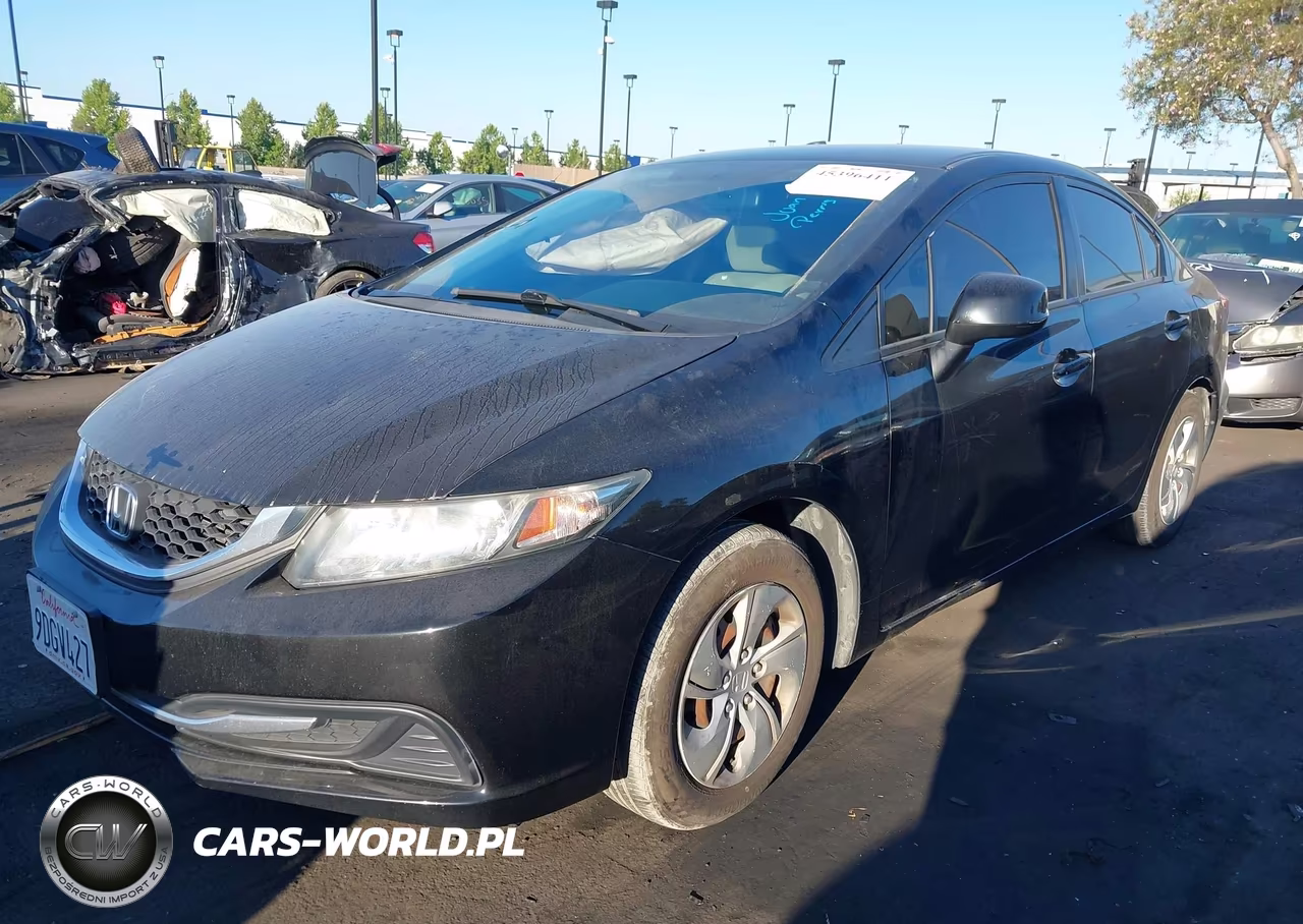 2013 Honda Civic Lx VIN:19XFB2F54DE252558 - 2
