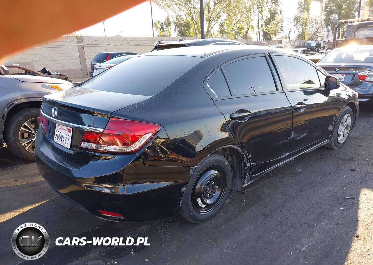 2013 Honda Civic Lx VIN:19XFB2F54DE252558 - 4