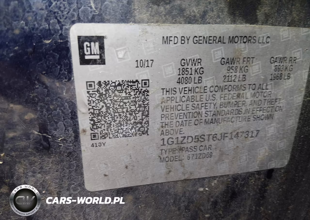 2018 Chevrolet Malibu Lt VIN:1G1ZD5ST6JF147317 - 9