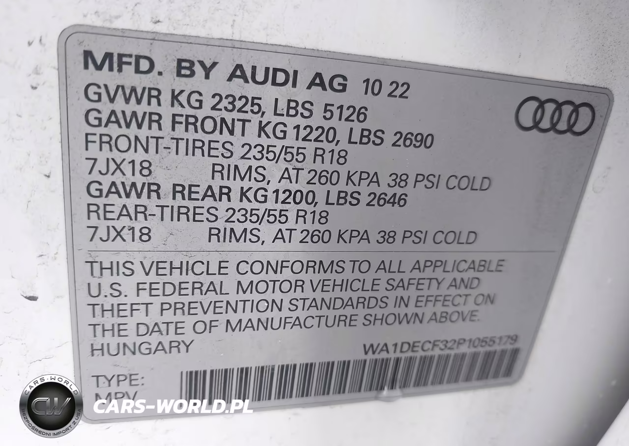 2023 Audi Q3 Premium 45 Tfsi S Line Quattro Tiptronic VIN:WA1DECF32P1055179 - 9