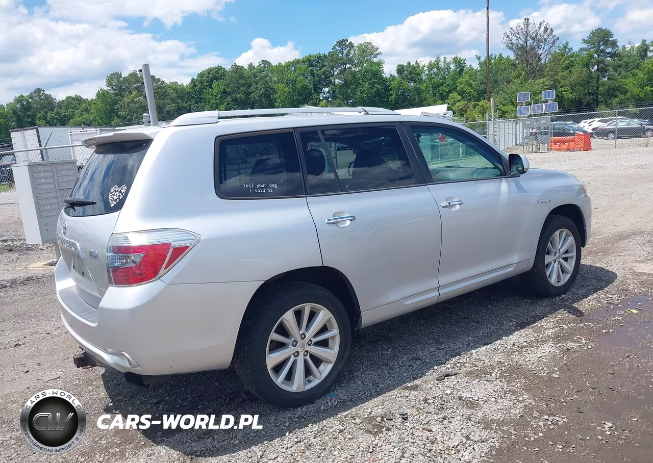 2009 Toyota Highlander Hybrid Limited VIN:JTEEW44A892027278 - 4