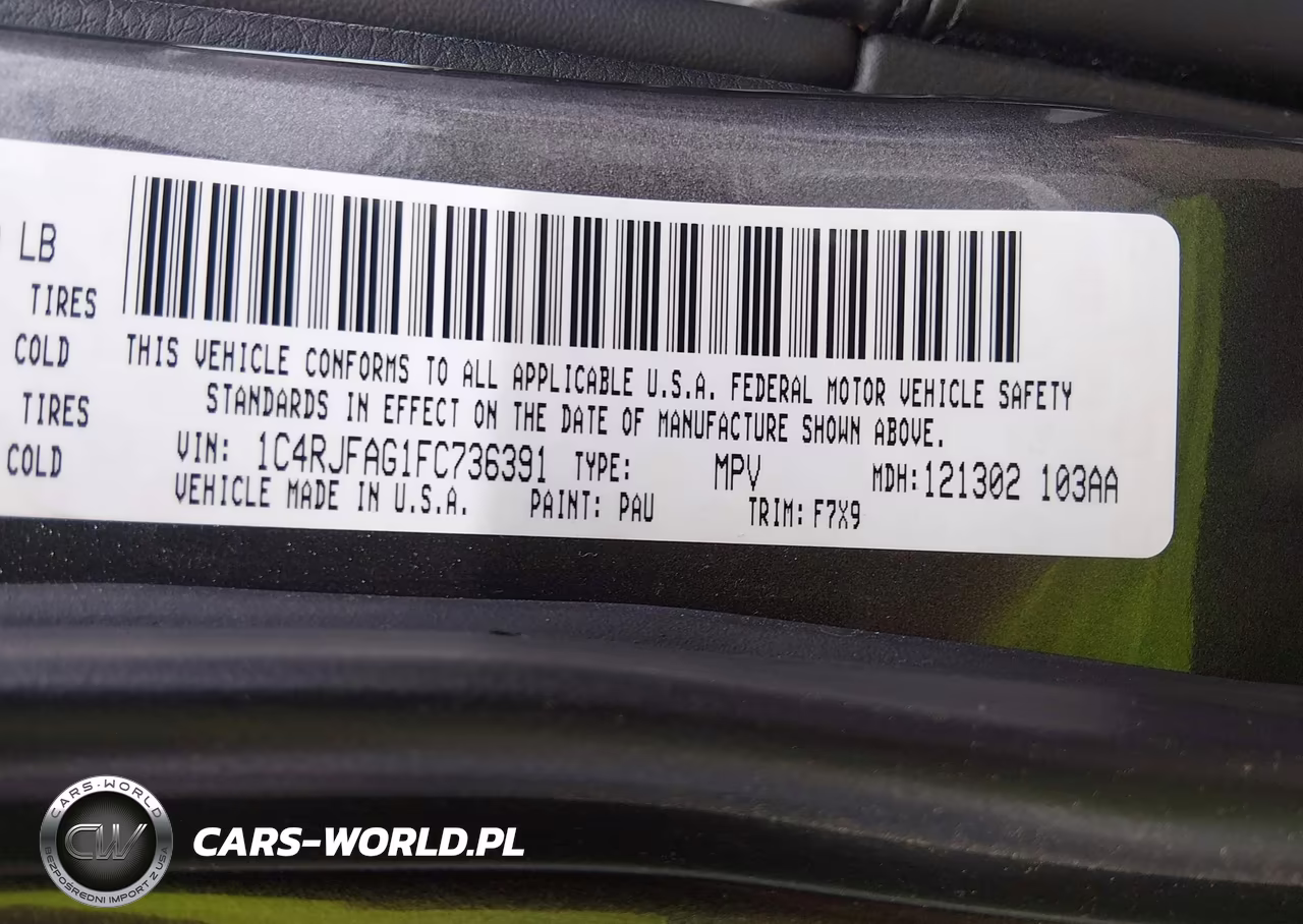 2015 Jeep Grand Cherokee Laredo VIN:1C4RJFAG1FC736391 - 9