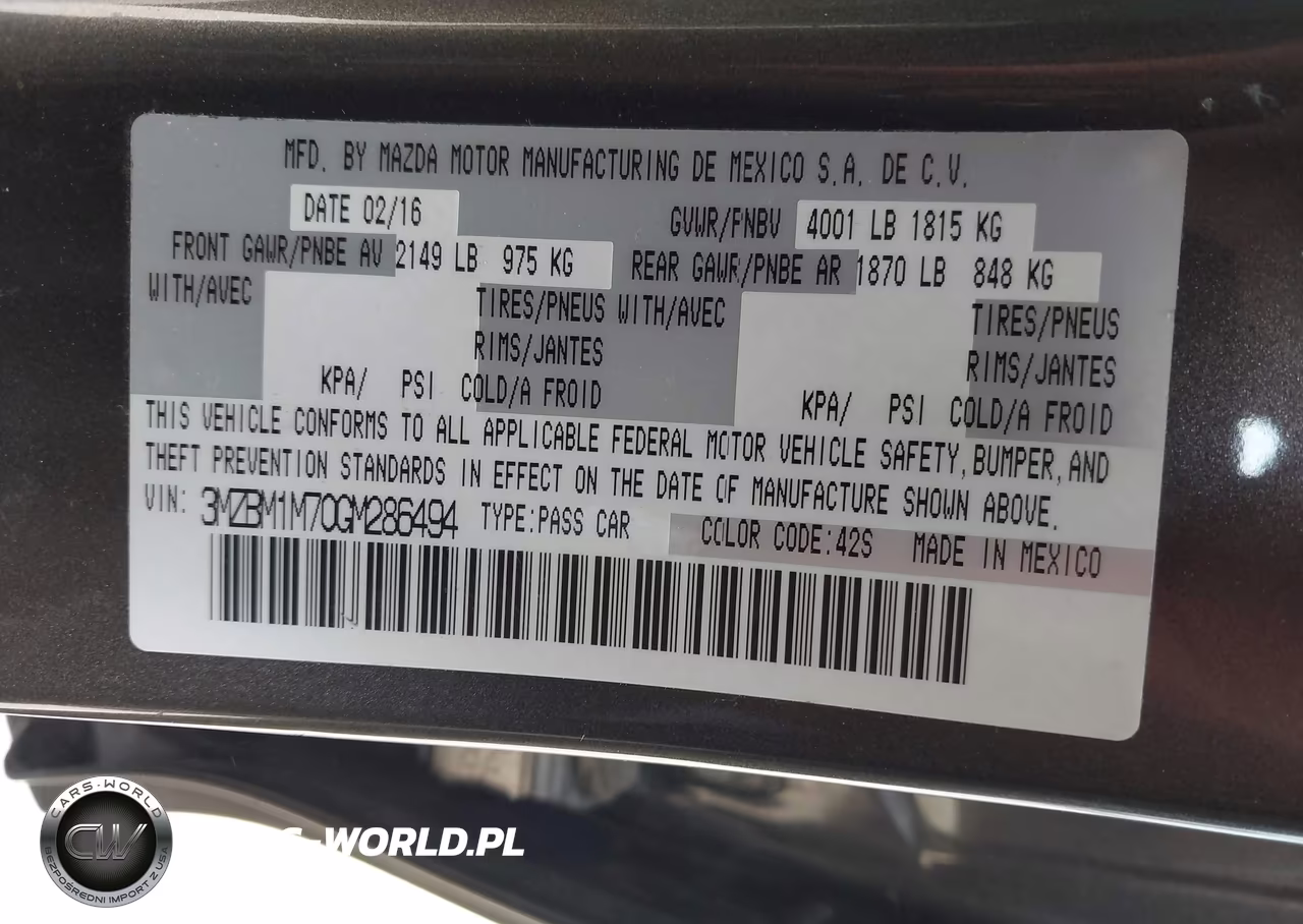 2016 Mazda Mazda3 I Touring VIN:3MZBM1M70GM286494 - 9