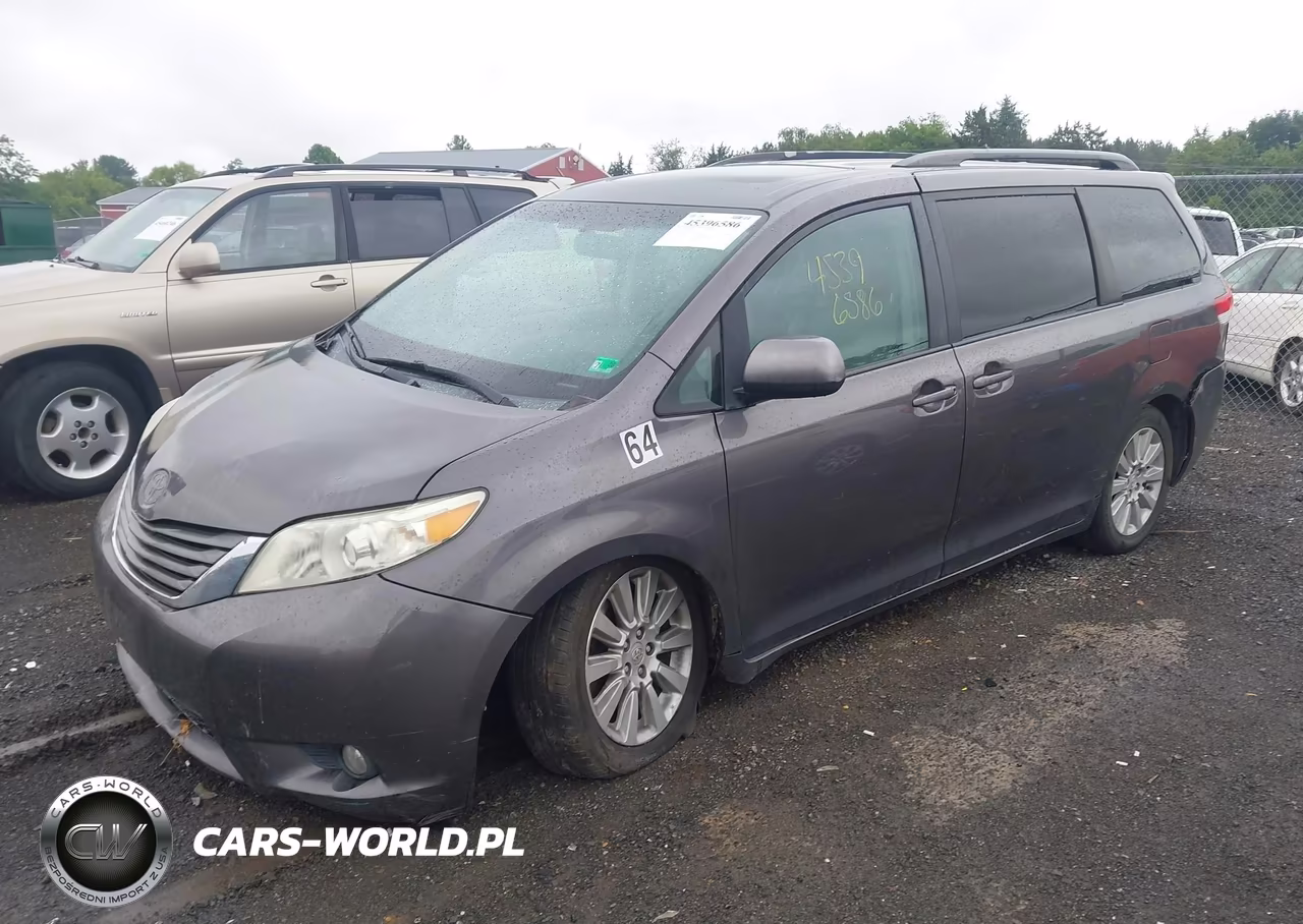 2012 Toyota Sienna Xle 7 Passenger VIN:5TDDK3DC5CS038875 - 2