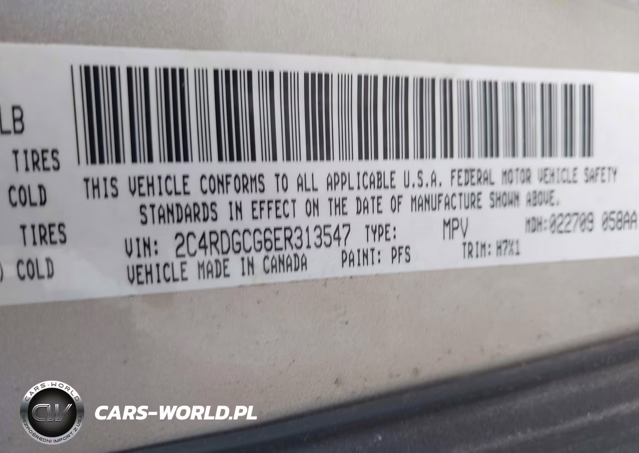 2014 Dodge Grand Caravan Sxt VIN:2C4RDGCG6ER313547 - 9