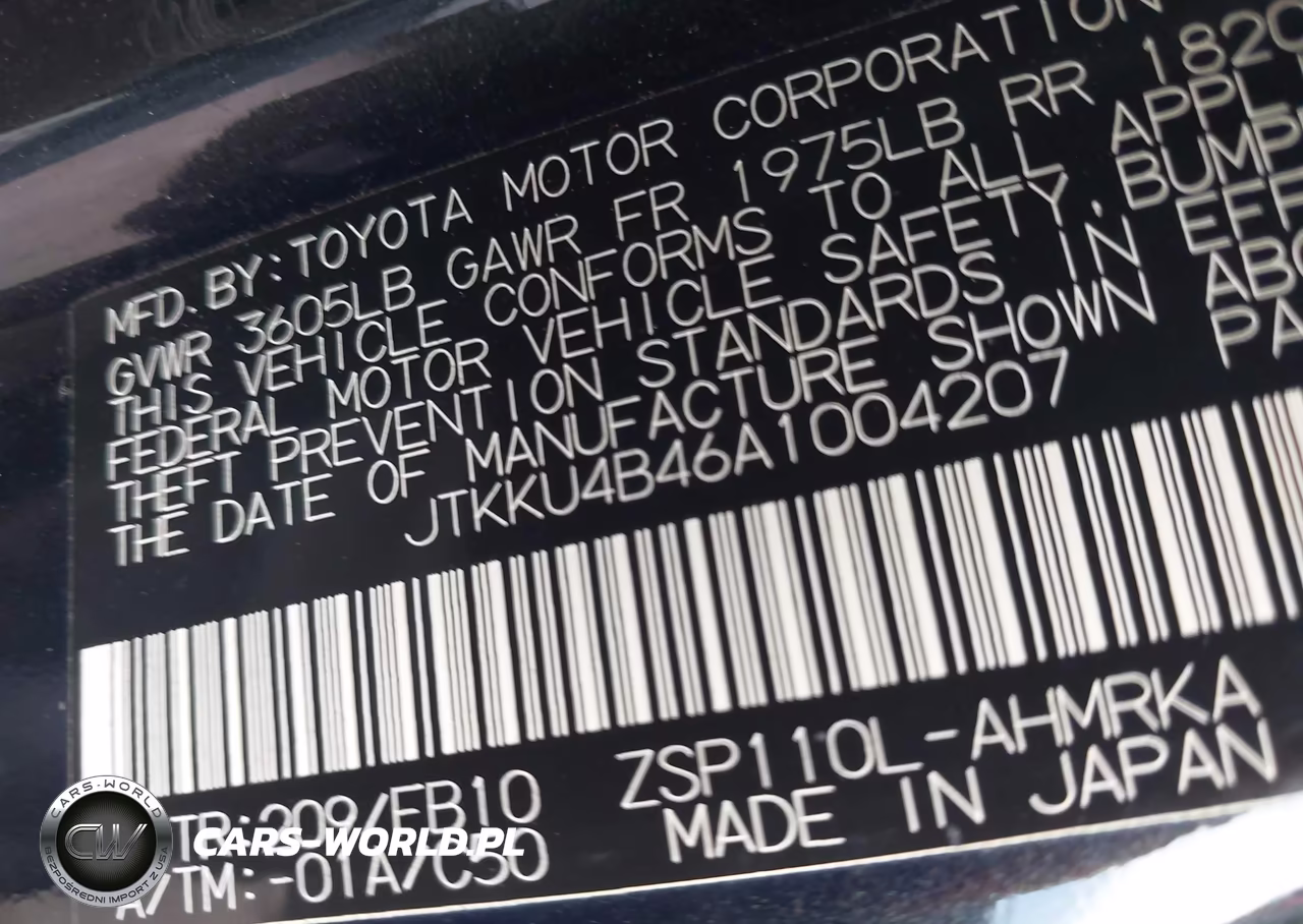 2010 Scion Xd VIN:JTKKU4B46A1004207 - 9
