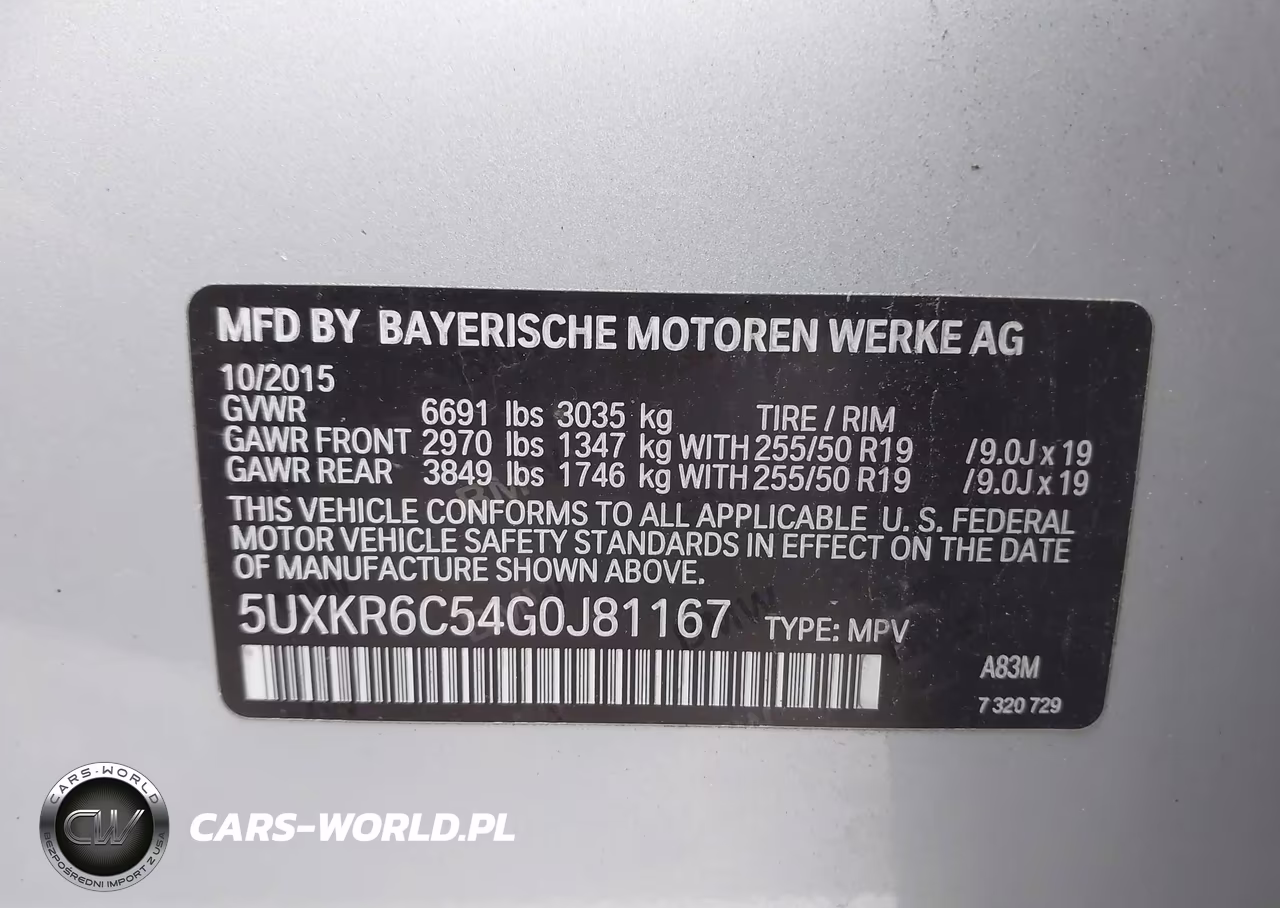 2016 BMW X5 xDrive50I VIN:5UXKR6C54G0J81167 - 9