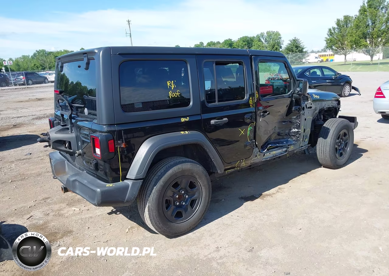 2018 Jeep Wrangler Unlimited Sport 4X4 VIN:1C4HJXDNXJW268180 - 4