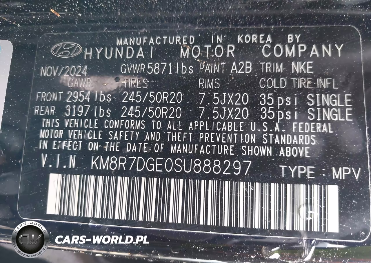 2025 Hyundai Palisade Calligraphy Night Edition VIN:KM8R7DGE0SU888297 - 9