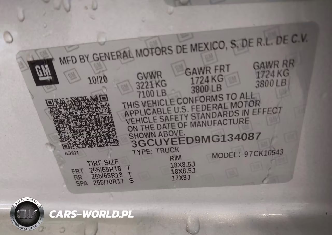 2021 Chevrolet Silverado 1500 4Wd Short Bed Rst VIN:3GCUYEED9MG134087 - 9