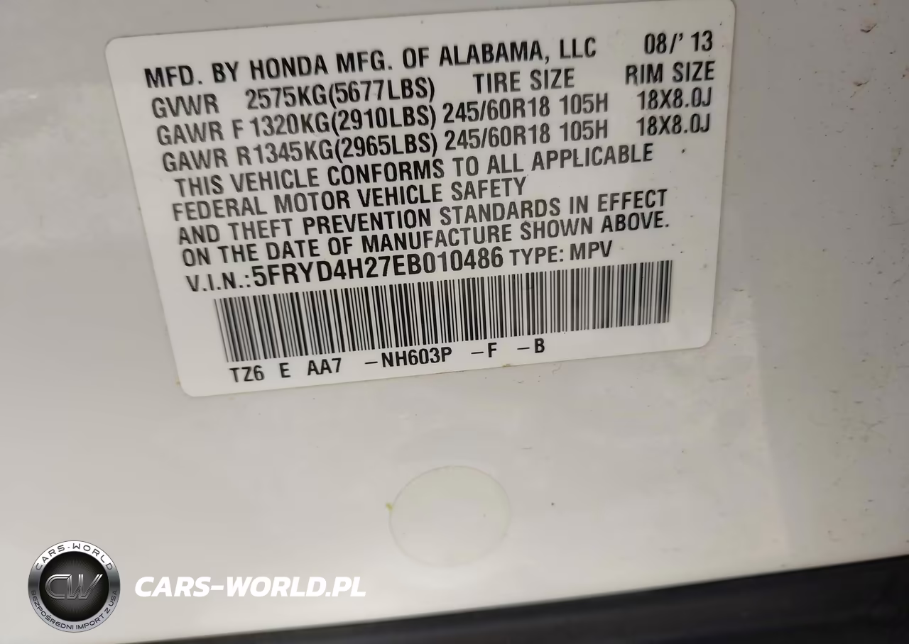 2014 Acura Mdx VIN:5FRYD4H27EB010486 - 9