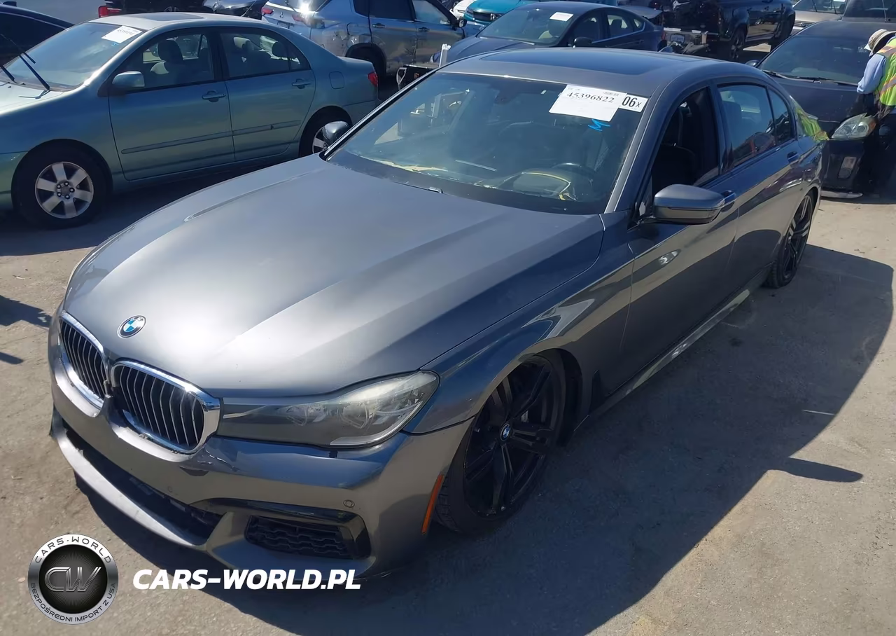 2016 BMW 740 I VIN:WBA7E2C57GG547607 - 2