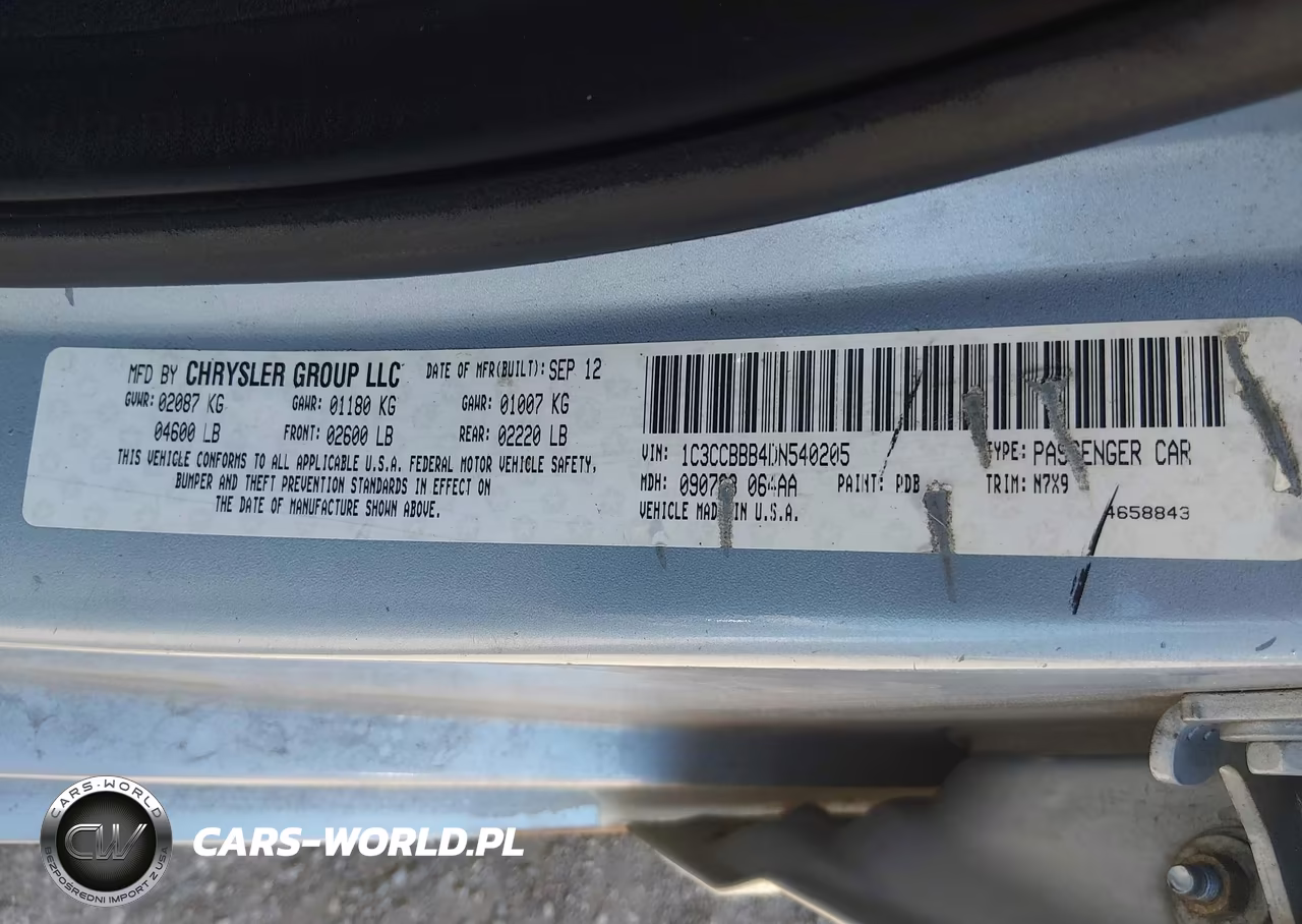 2013 Chrysler 200 Touring VIN:1C3CCBBB4DN540205 - 9