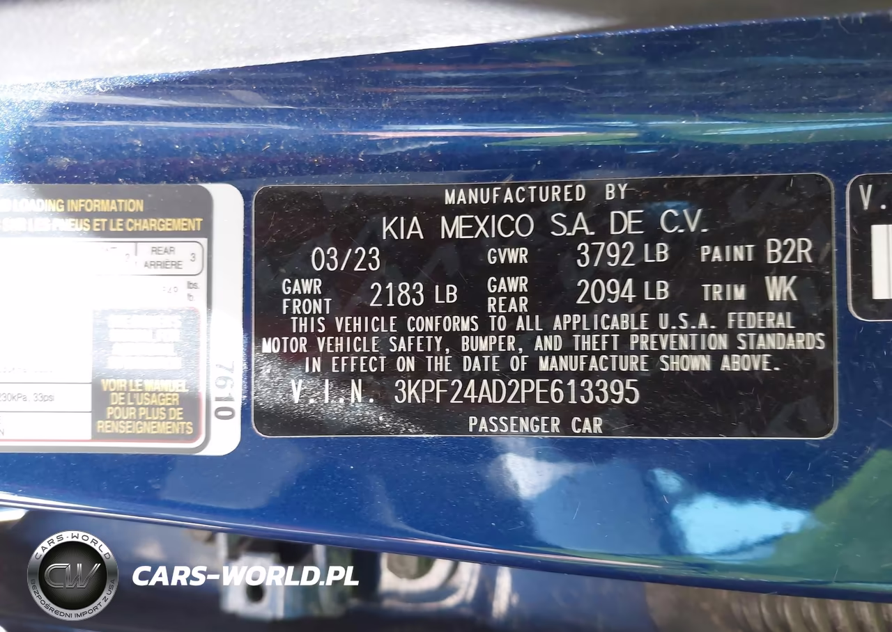 2023 Kia Forte Lxs VIN:3KPF24AD2PE613395 - 9