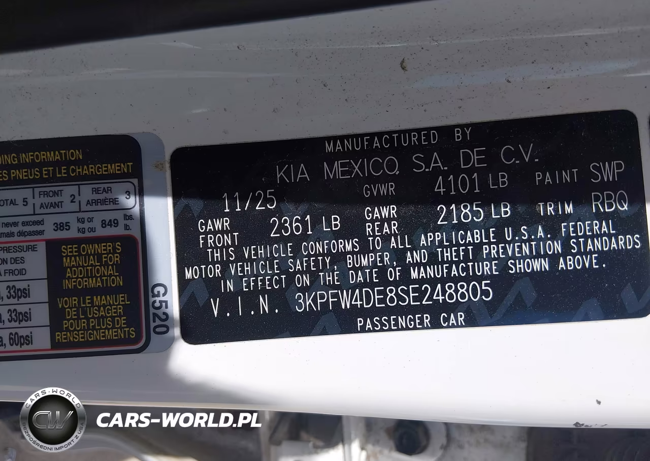 2025 Kia K4 Gt-Line VIN:3KPFW4DE8SE248805 - 9