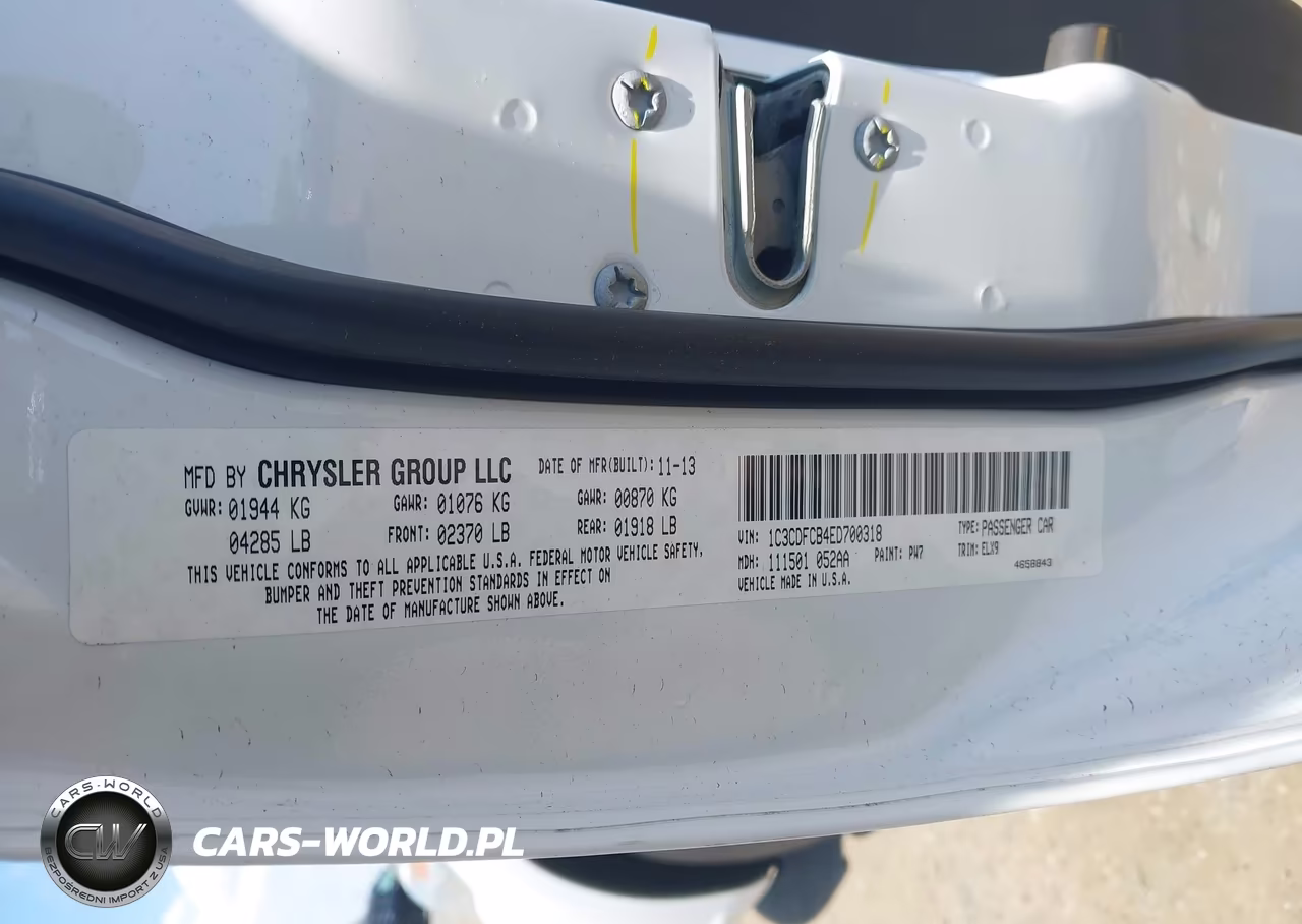 2014 Dodge Dart Limited VIN:1C3CDFCB4ED700318 - 9