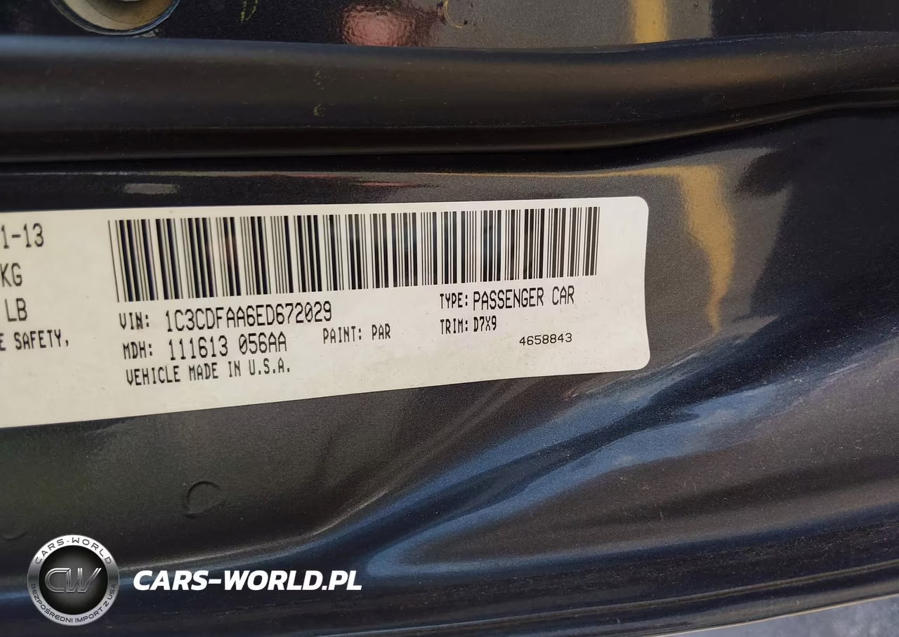 2014 Dodge Dart Se VIN:1C3CDFAA6ED672029 - 9