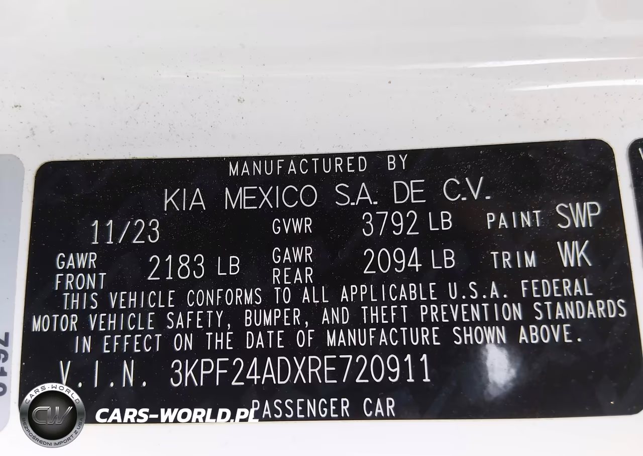 2024 Kia Forte Lxs VIN:3KPF24ADXRE720911 - 9