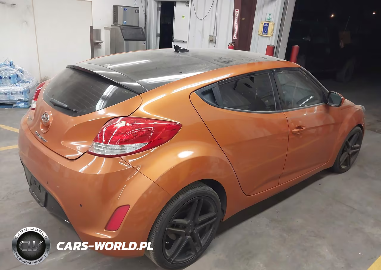 2013 Hyundai Veloster Base W-Black VIN:KMHTC6AD0DU107729 - 4