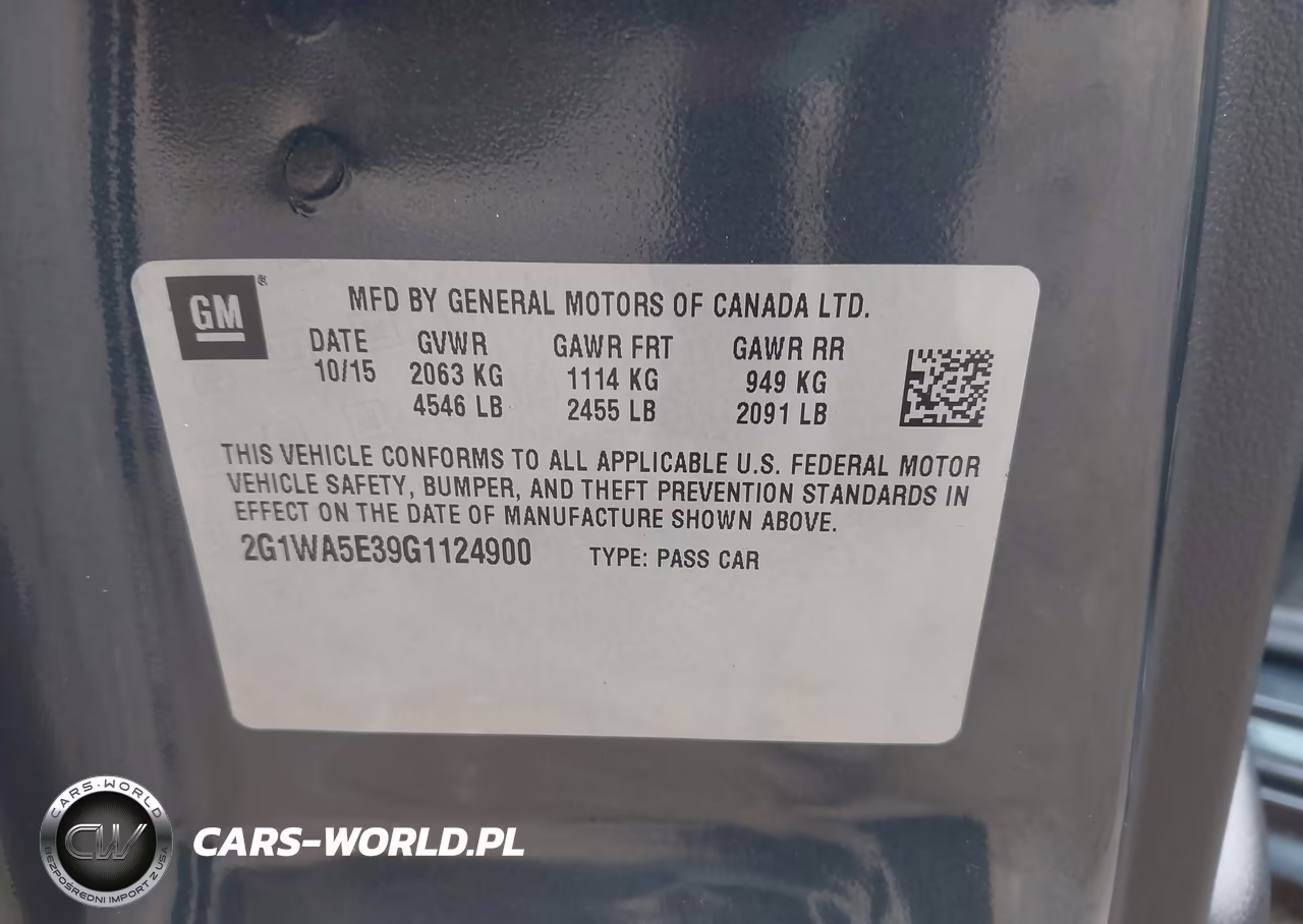 2016 Chevrolet Impala Limited Ls VIN:2G1WA5E39G1124900 - 9