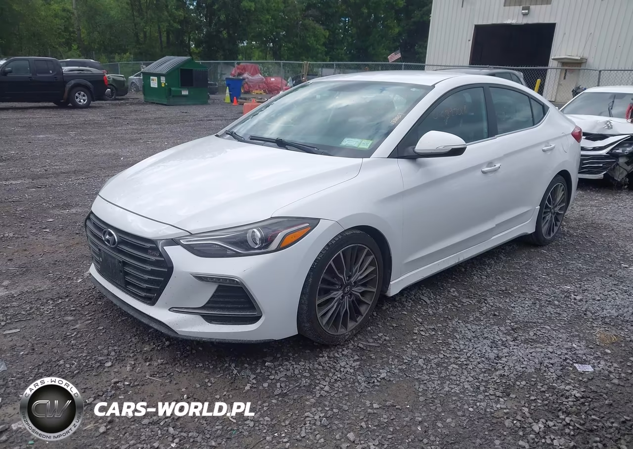 2017 Hyundai Elantra Sport VIN:KMHD04LB5HU355591 - 2