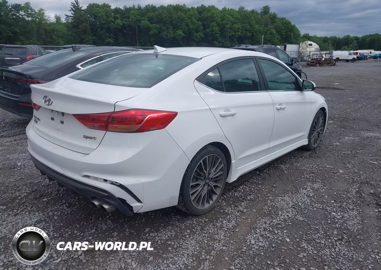 2017 Hyundai Elantra Sport VIN:KMHD04LB5HU355591 - 4