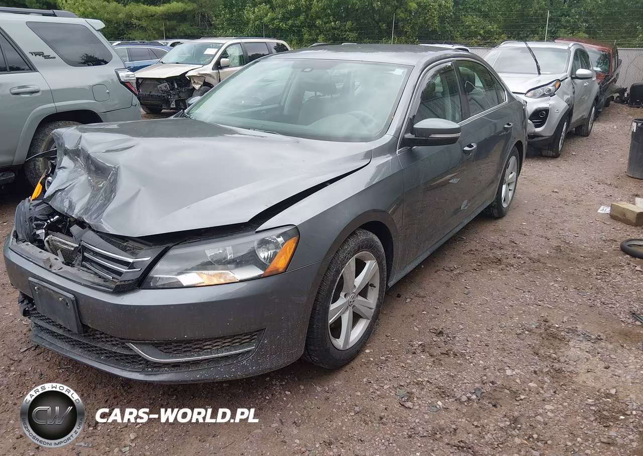 2013 Volkswagen Passat 2.5L Se VIN:1VWBP7A31DC100972 - 2