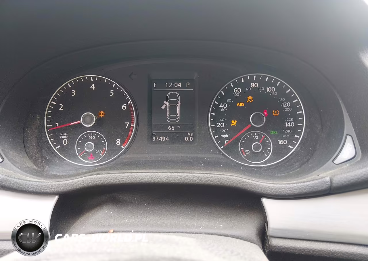 2013 Volkswagen Passat 2.5L Se VIN:1VWBP7A31DC100972 - 7