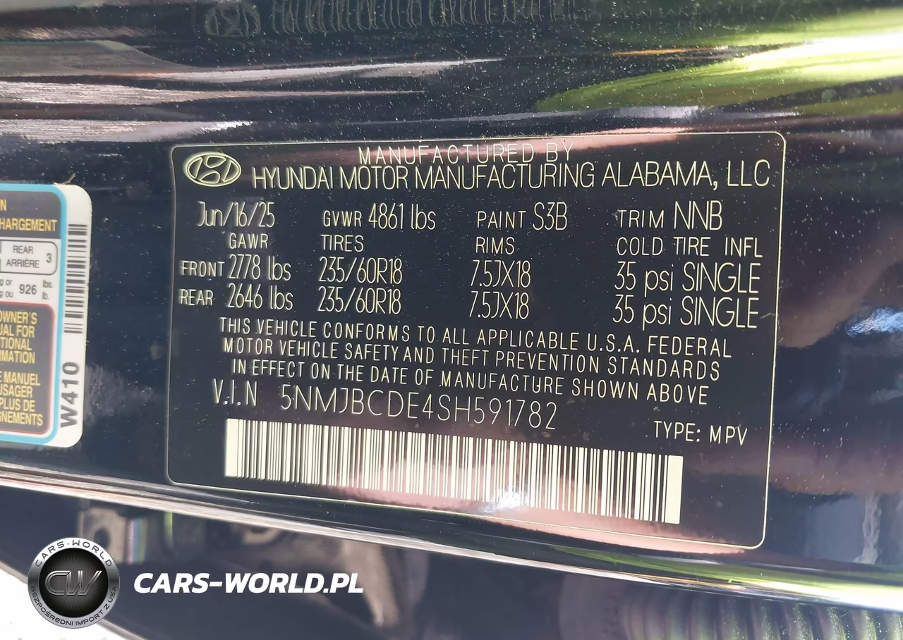 2025 Hyundai Tucson Sel VIN:5NMJBCDE4SH591782 - 9