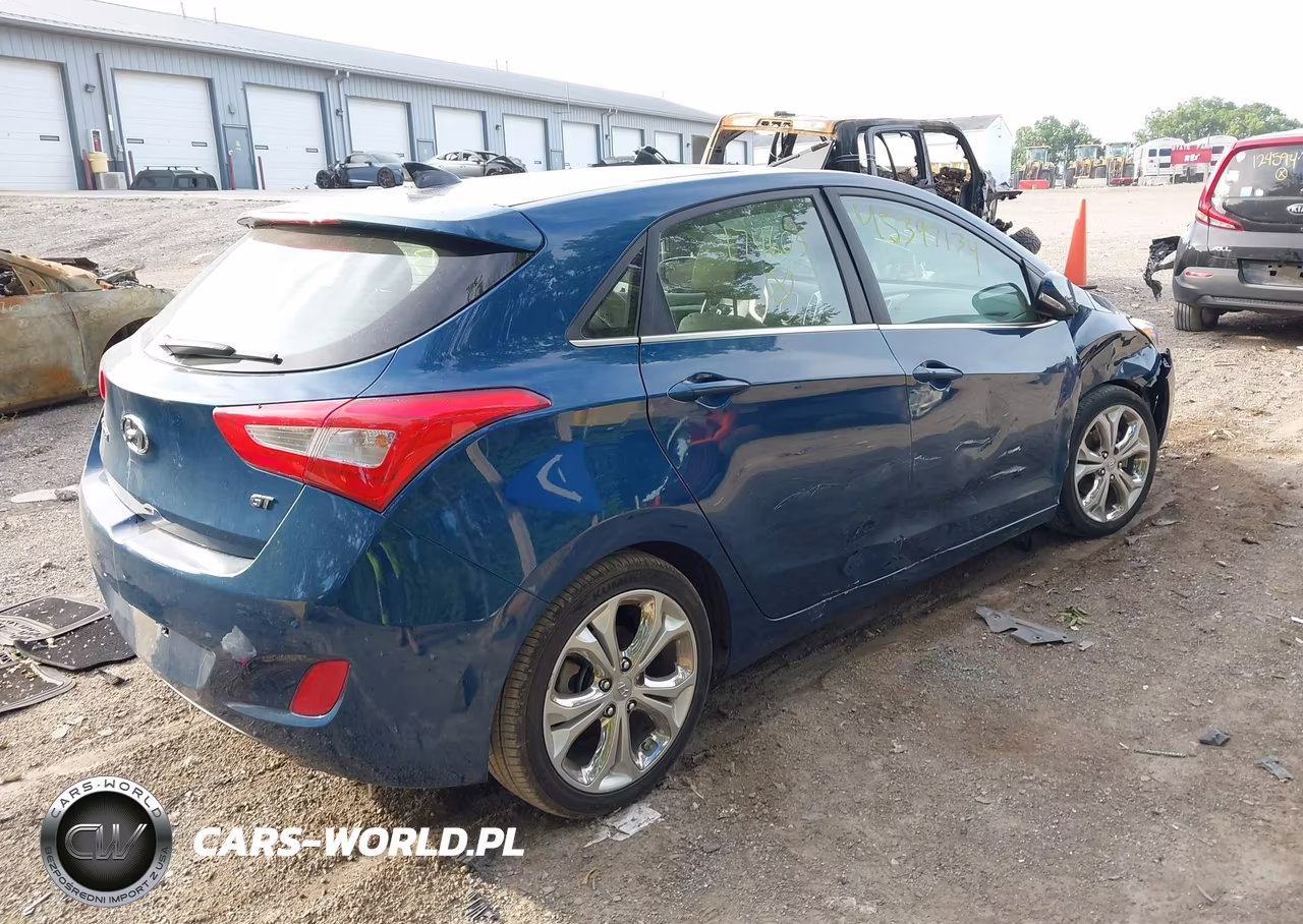 2014 Hyundai Elantra Gt VIN:KMHD35LH9EU174605 - 4