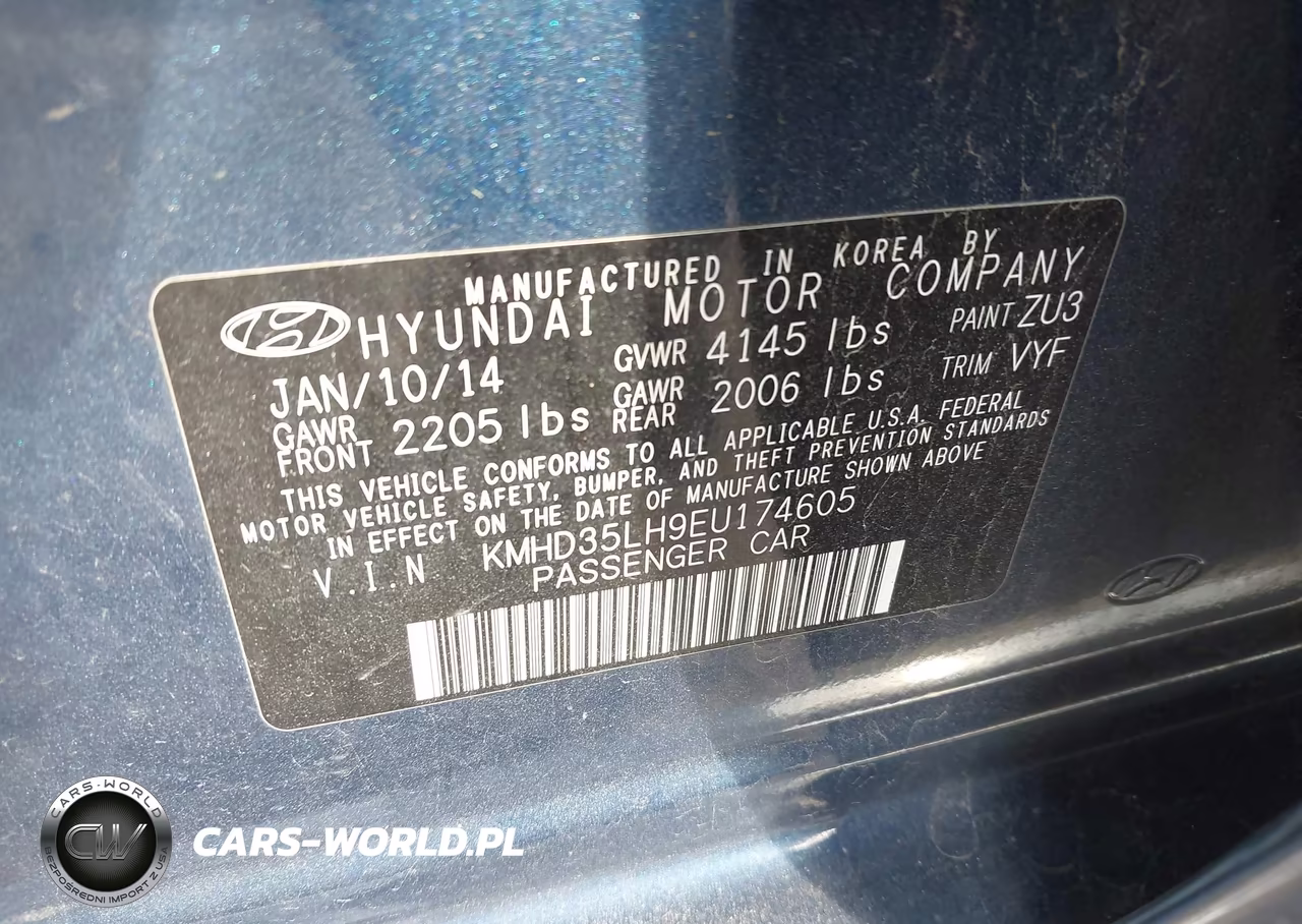 2014 Hyundai Elantra Gt VIN:KMHD35LH9EU174605 - 9